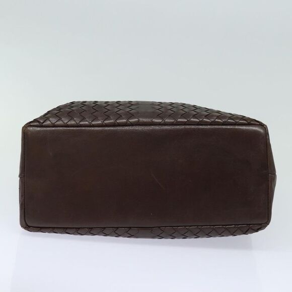 Bottega Veneta Intrecciato Hand Bag Leather Brown 146793 Auth 79721 - Picture 5 of 6
